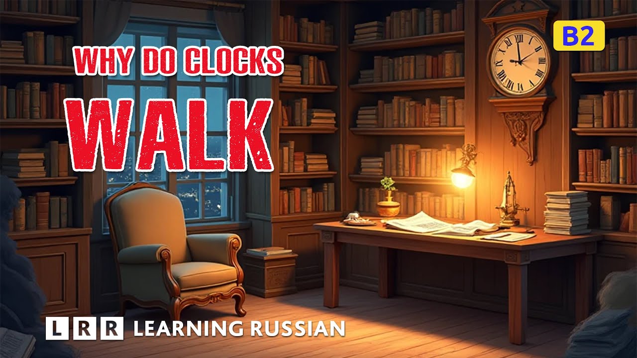 Why do clocks WALK and hands are GOLDEN | Understanding Russian Language
