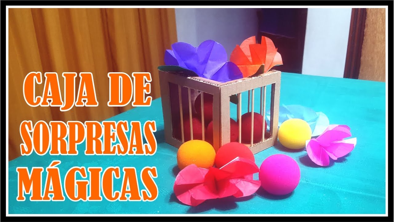 Caja Mágica de Sorpresas | ¿Cómo hacerlo? Te explico. TRUCO DE 🅼🅰🅶🅸🅰