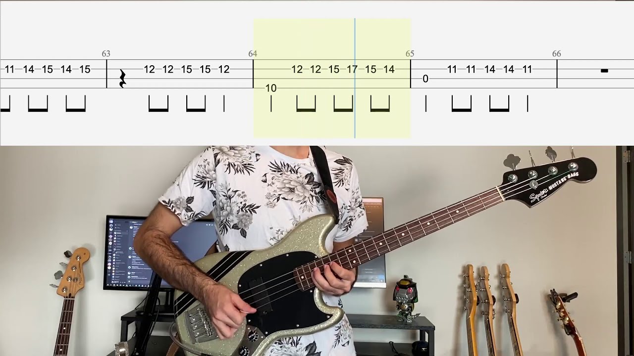 Billie Eilish - Therefore I Am Bass Cover (With Tab)