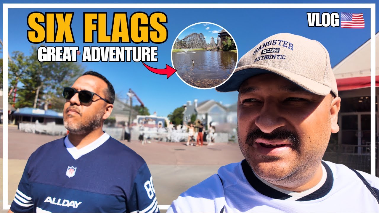 PRIMEIRA VEZ NO SIX FLAGS GREAT ADVENTURE | DIVERSÃO SEM LIMITES 😱🎢