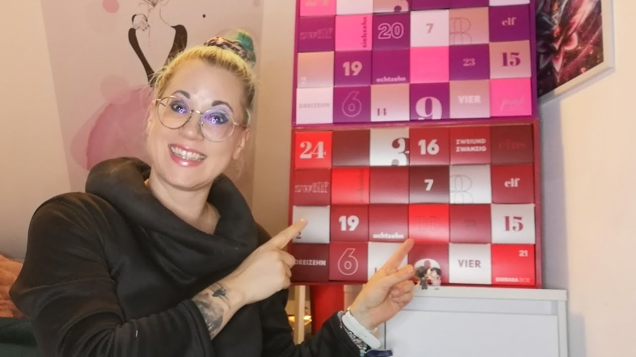 DOPPEL UNBOXING ADVENTSKALENDER PINKBOX +BARBARABOX