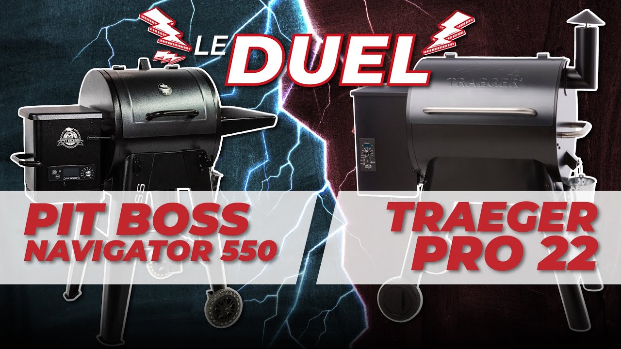 Pit Boss Navigator 550 VS Traeger Pro 22 //⚡Le DUEL des barbecues à pellets