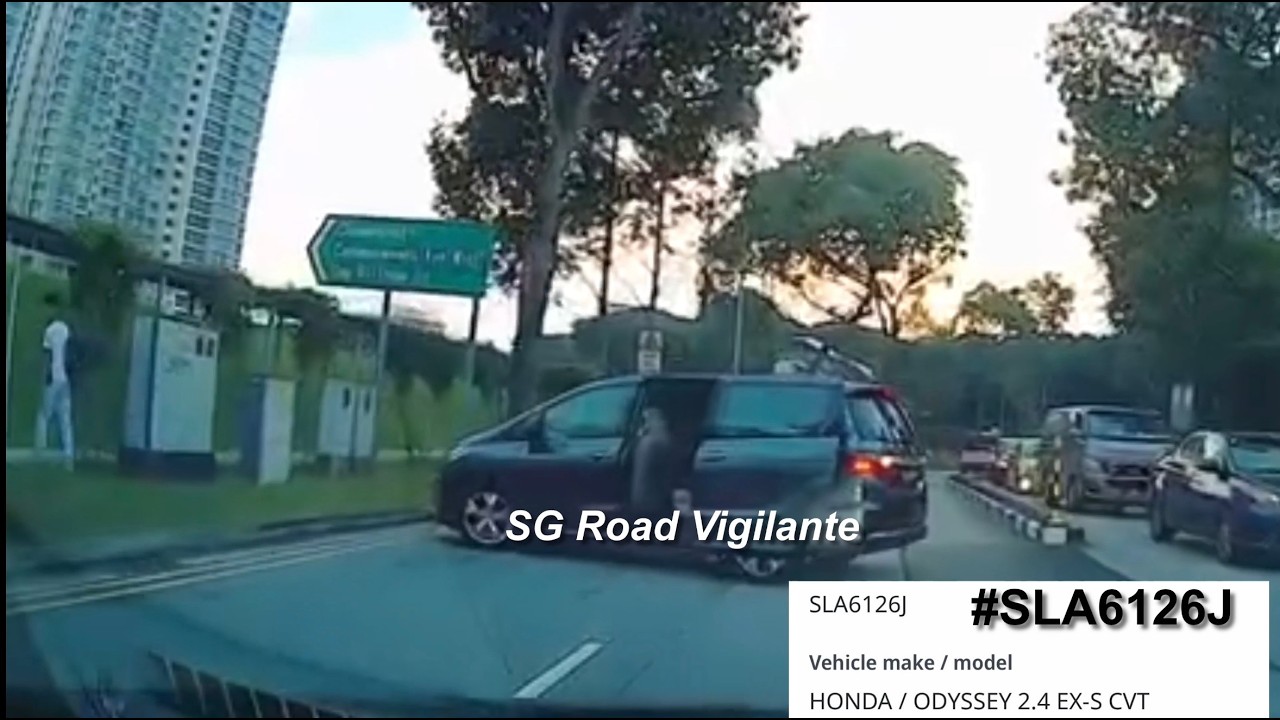 21jul2026  #SLA6126J honda odyssey  illegal uturn at school zone