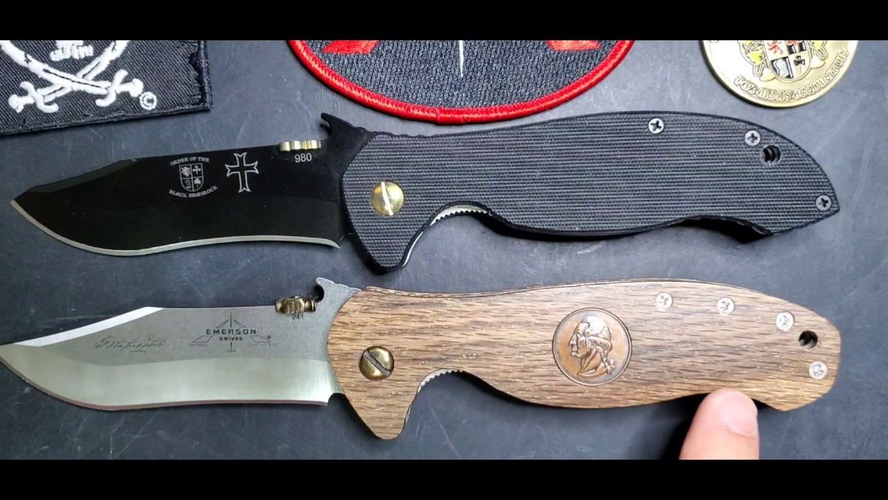 Коллекция ножей Emerson Knives #41 - Нож «Черный клевер» (эксклюзивное издание «Орден Черного кле...
