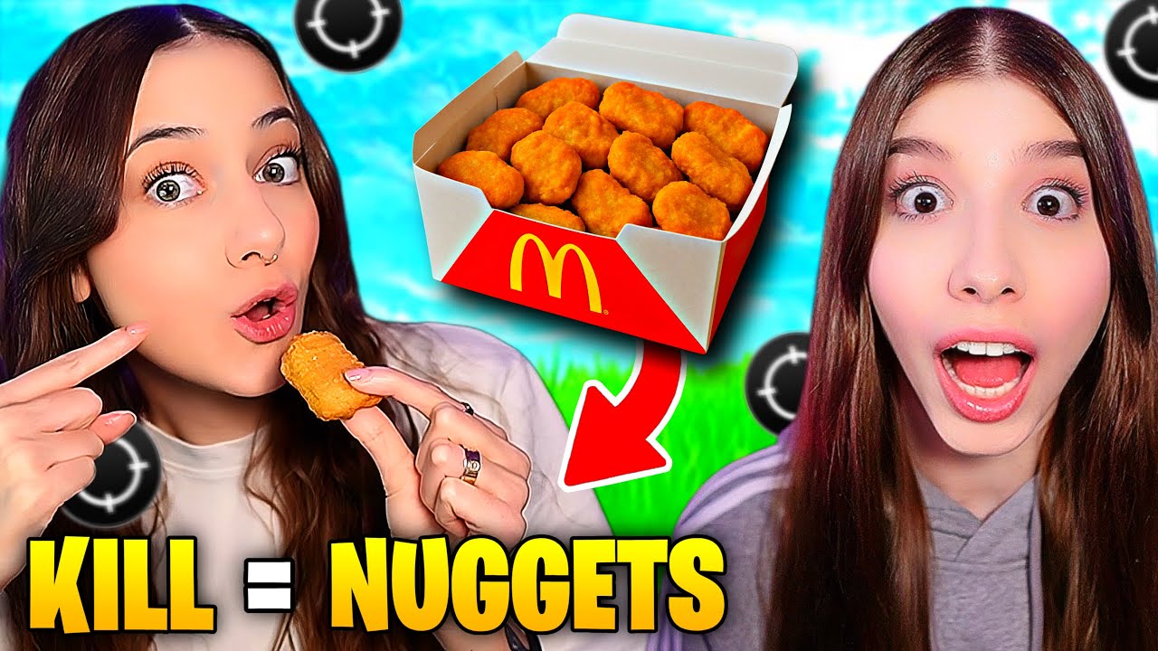 OGNI KILL MANGIO un NUGGETS con @Kroatomist SU FORTNITE 😋 *challenge*