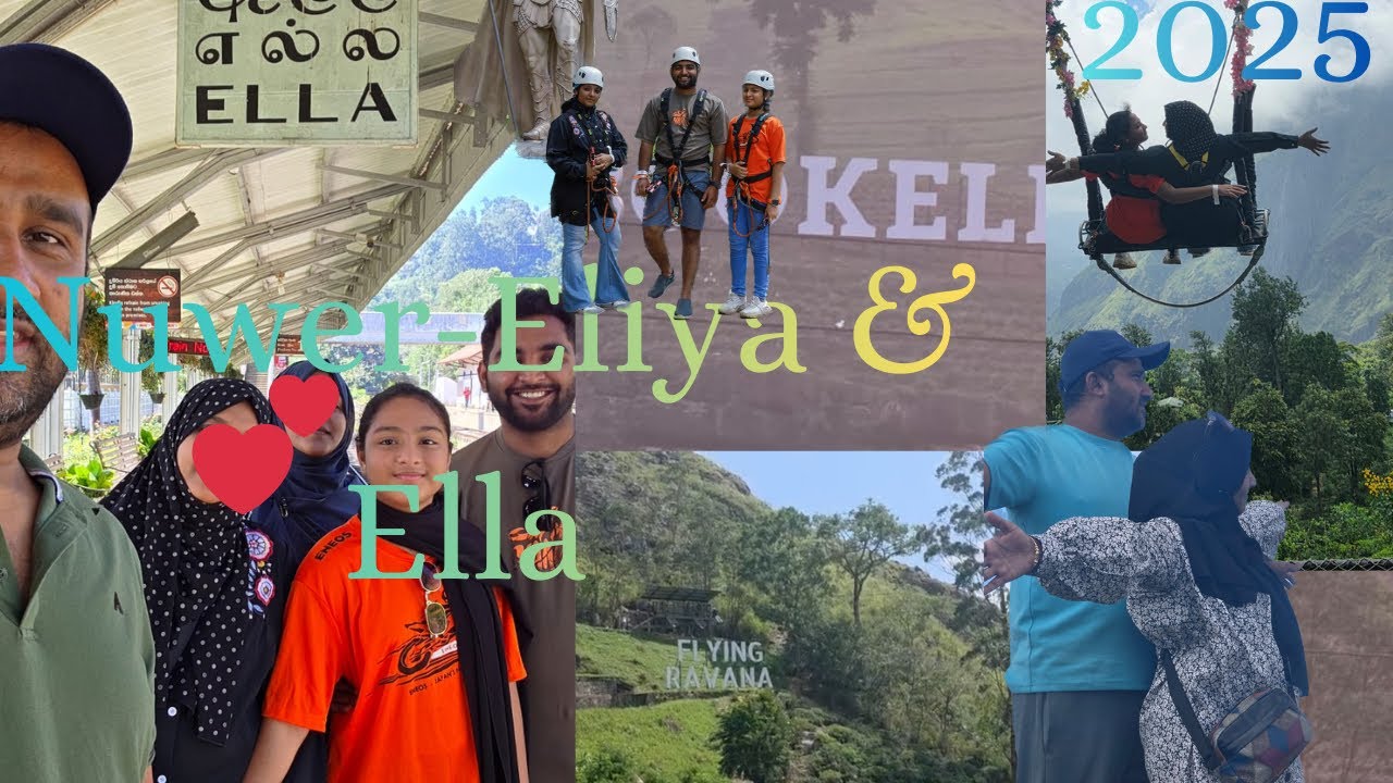 ❌Top places in Nuwer-eliya& Ella /Hortonplains purple 🌸/family trip/days in srilanka🇱🇰#fypシ゚viral 