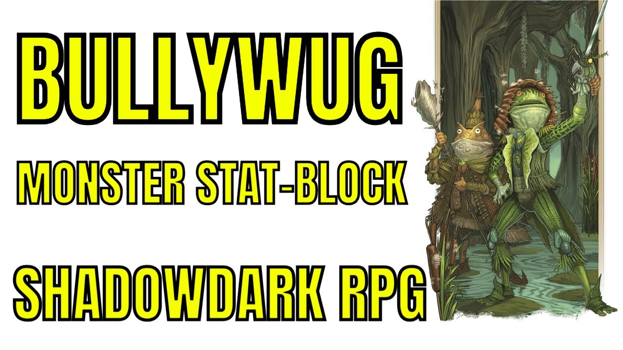 BUILDING SHADOWDARK BULLYWUG MONSTER STAT-BLOCK 🔴#4k LIVE