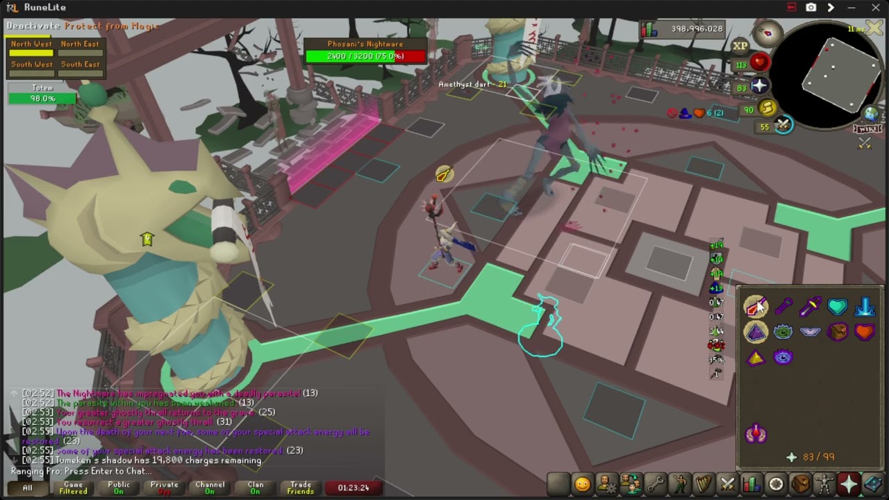 Perfect Phosani's Nightmare Grandmaster Combat achievement