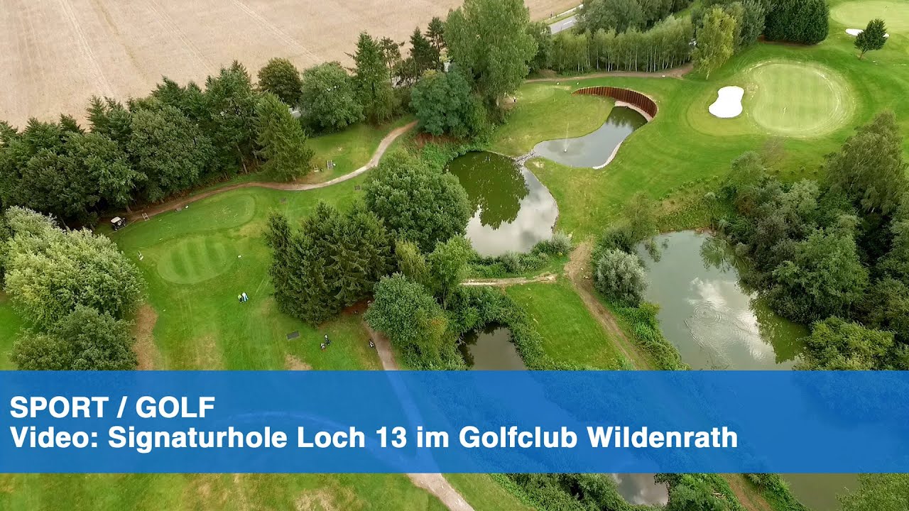 Golfclub Wildenrath: Das neue Signaturehole - Loch 13.