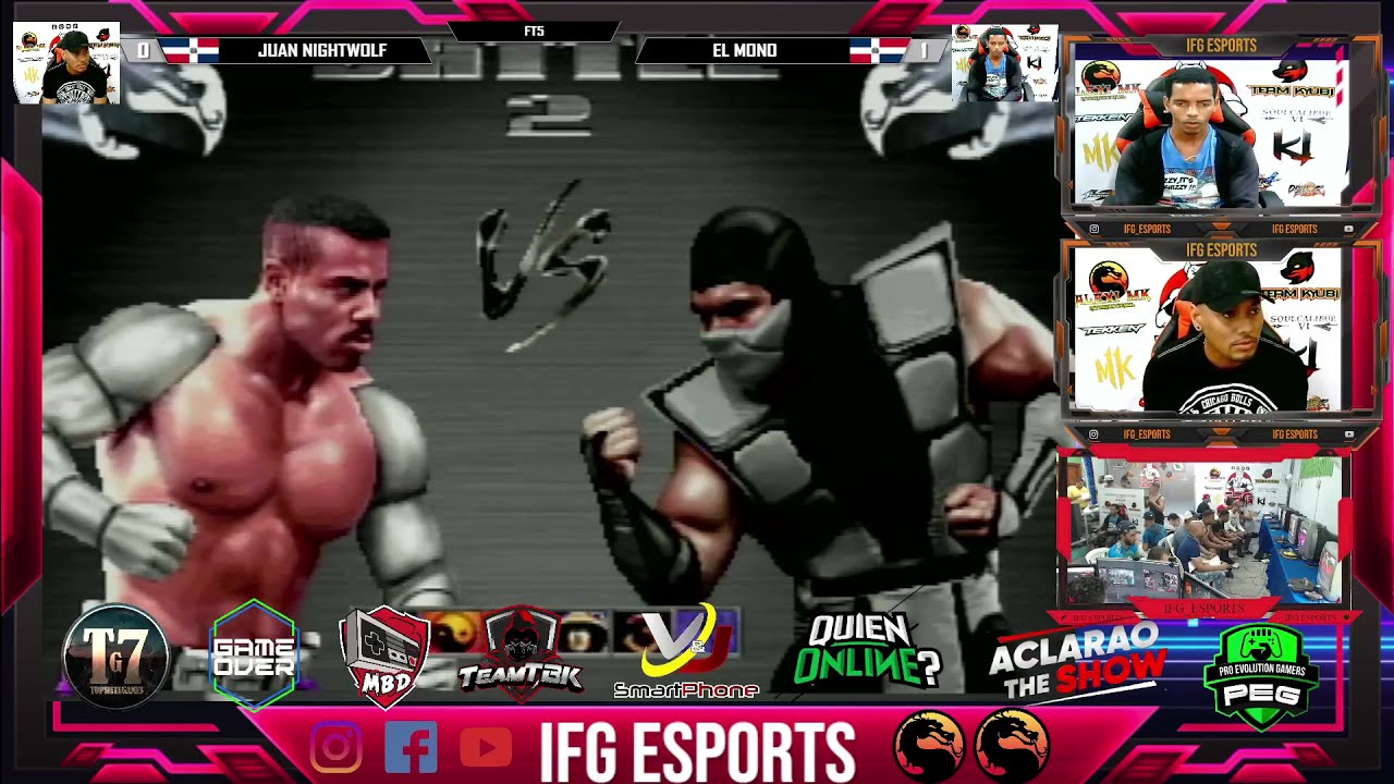 MK Trilogy Royal Rambo Juan NightWolf VS EL MONO
