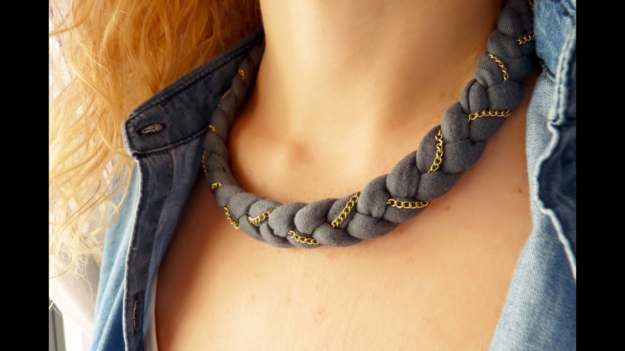 Como hacer un collar con trapillo