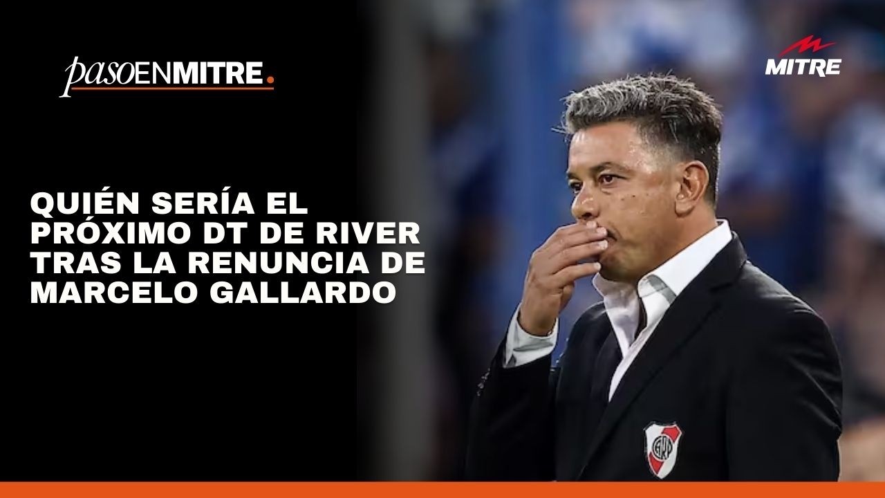 Primicia de Radio Mitre: quién sería el próximo DT de River tras la renuncia de Marcelo Gallardo