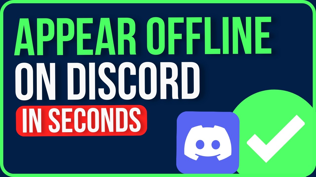 HOW TO APPEAR OFFLINE ON DISCORD 2026 (Easy Guide) | How to Go Offline on Discord