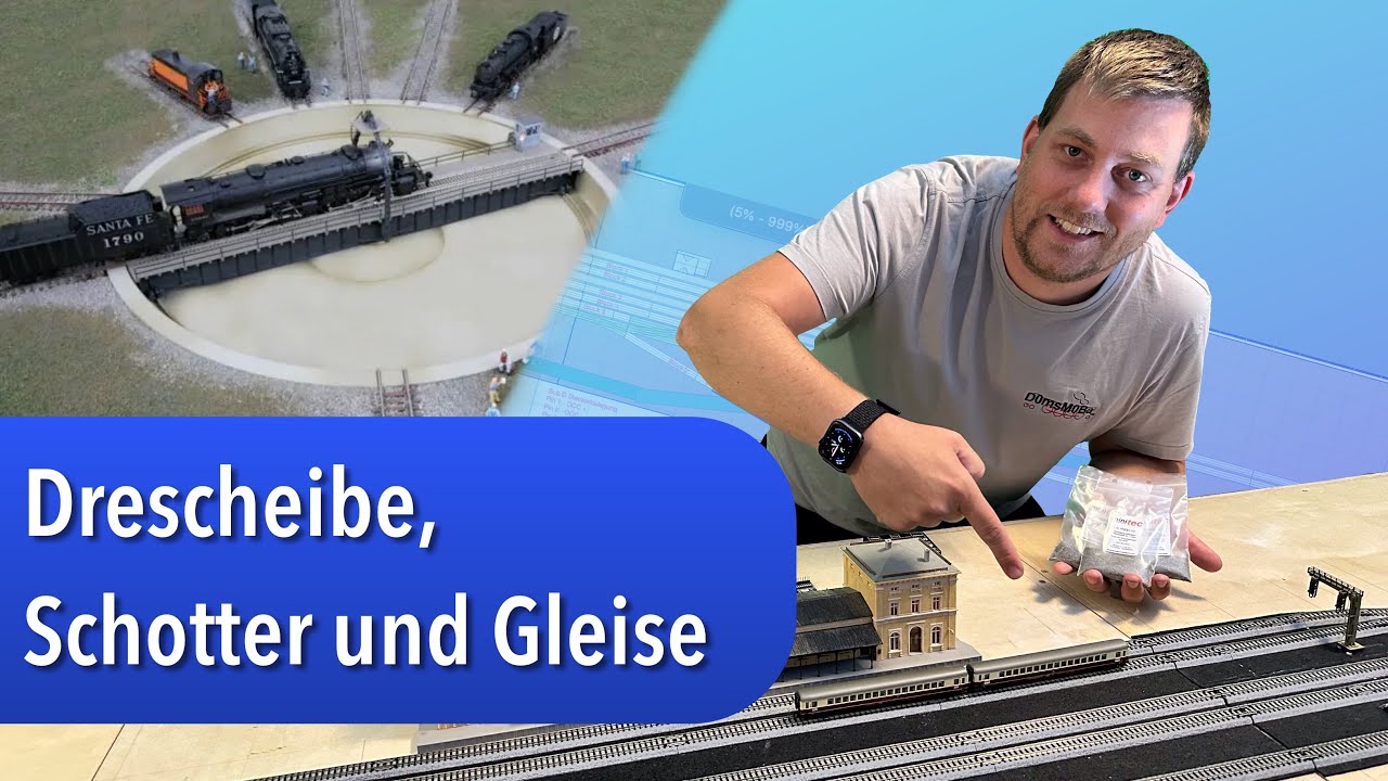 BW-Planung, Gleisumbau & Kato Schotter-Tests