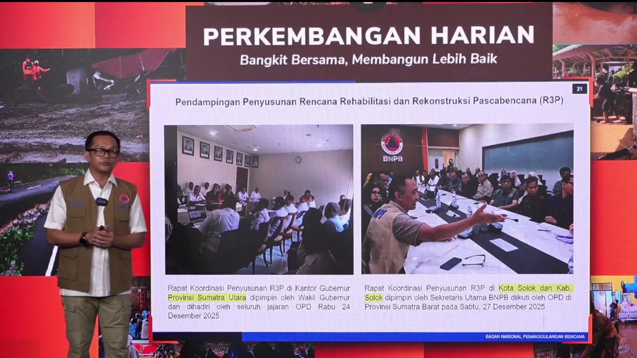 [LIVE] Update Penanganan Bencana Banjir Longsor di Aceh, Sumut, dan Sumbar - 27 Desember 2025