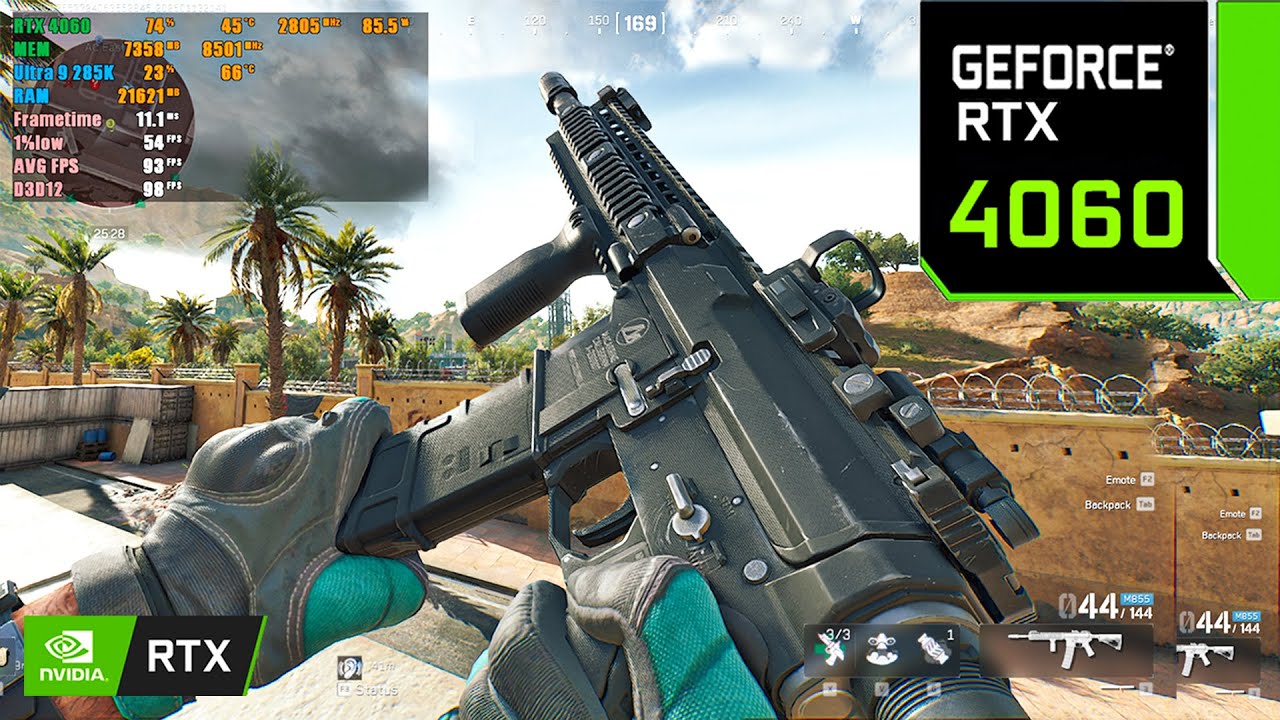 Delta Force : RTX 4060 8GB ( Ultra Graphics  DLSS ON )