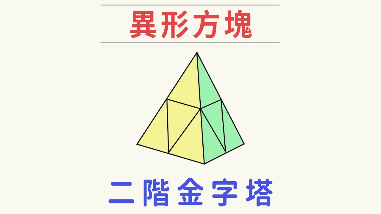 二階金字塔魔術方塊教學 其實只要懂復原2x2就懂這顆！ | 一小時學盲解