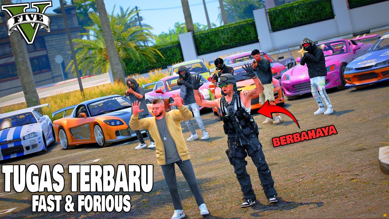 TUGAS PALING BERBAHAYA !! AWAL DARI PENCURIAN MOBIL TERBESAR FAST & FURIOUS !! GTA  5 ROLEPLAY