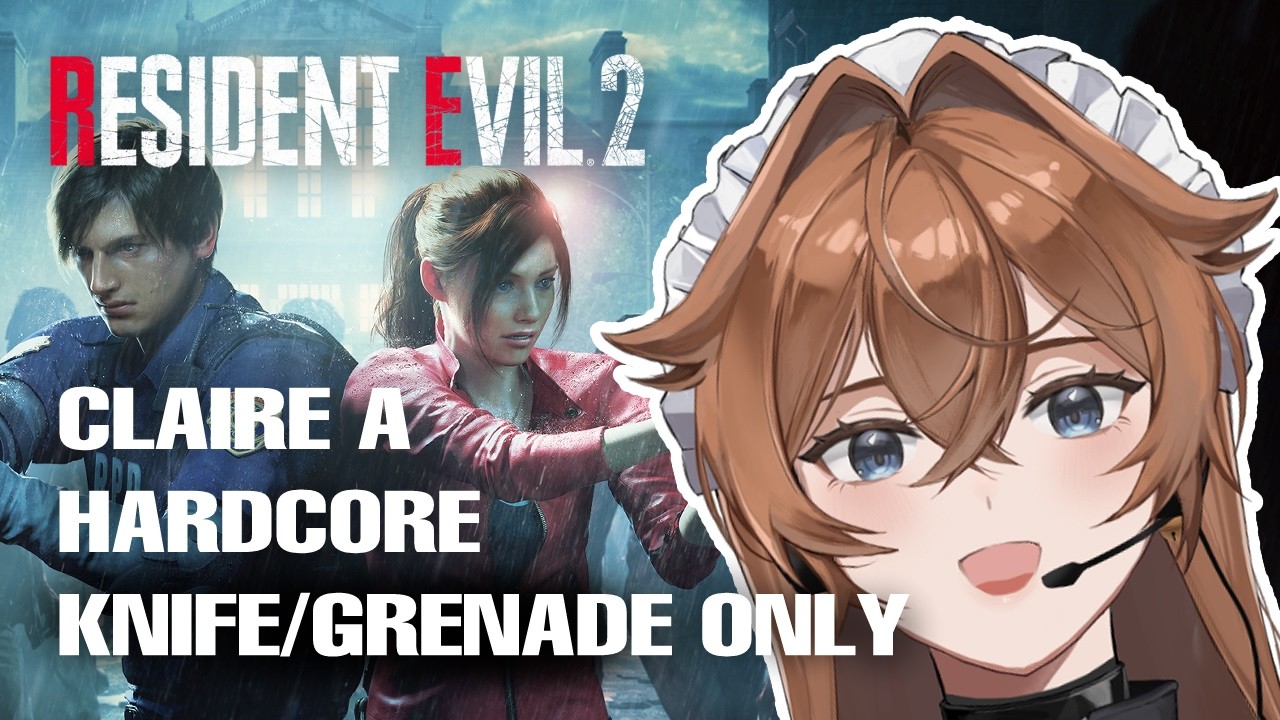 【Resident Evil 2 Remake】Attempting the Knife/Grenade-only Challenge!