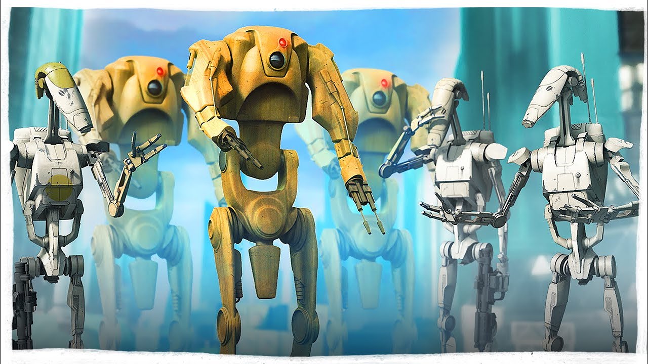 What the Droid Army would have Looked like if it was all Prototype Droids