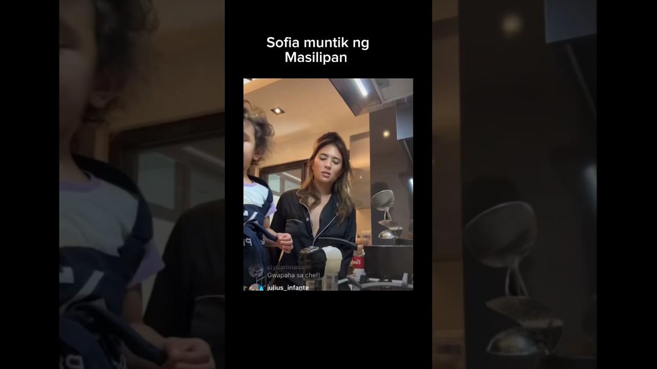 Sofia Andres kamuntikan ng masilipan during her IG live, Daniel Miranda to the rescue.. #sofiaandres