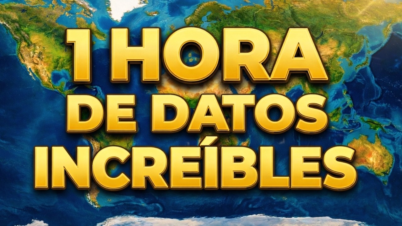 ¡1 HORA de DATOS INCREÍBLES y COSAS QUE NO SABÍAS! ⏰😲