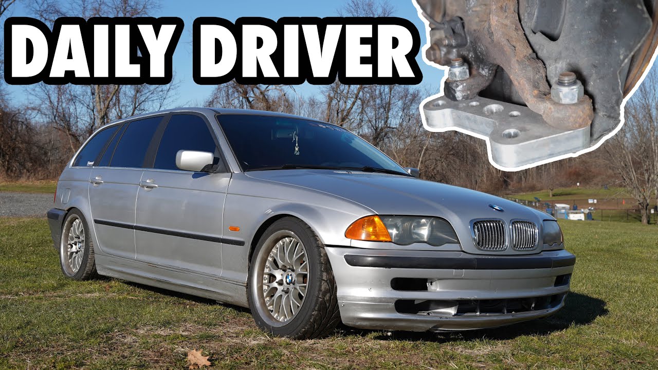 $50 Angle Mod For E46 Drift Touring + Front End REVIVAL (CNC 71 Adapters)