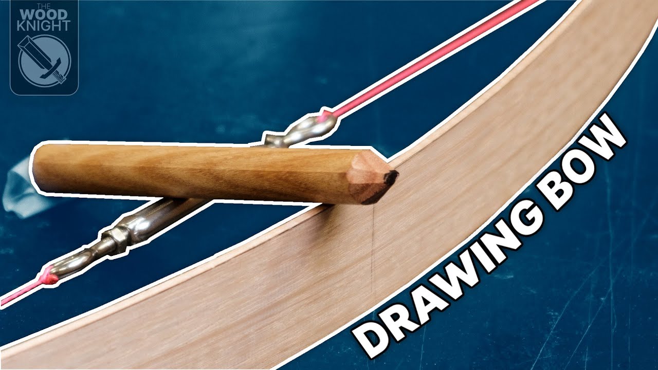Drawing Bow: Shop Made Tool For Drawing Curves | Woodworking Tool