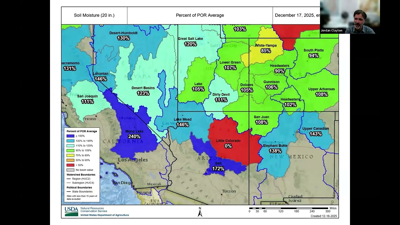 Southwest Drought Briefing - December 19, 2025