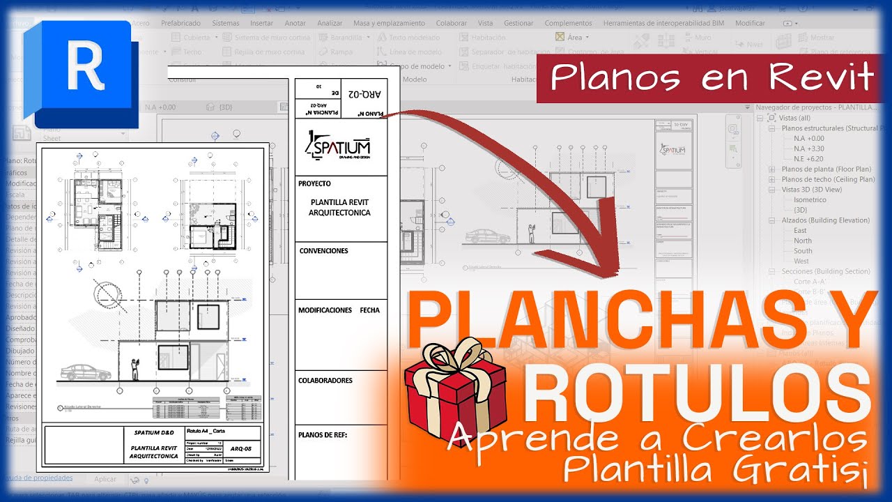 Cómo Crear PLANOS y RÓTULOS en REVIT + Plantilla GRATIS ✅