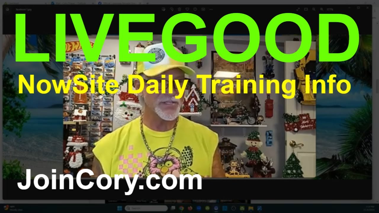 LIVEGOOD: Official NowSite AI Website, LIVE Daily Training