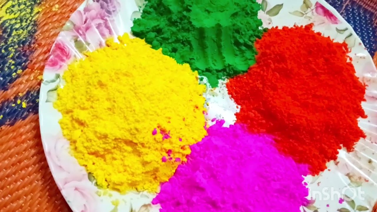 বাড়িতে থাকা দুটি উপকরণ দিয়ে বানিয়ে ফেলুন কেমিক্যাল বিহীন আবির স্কিনের জন্য খুব উপকারী # beutiful 