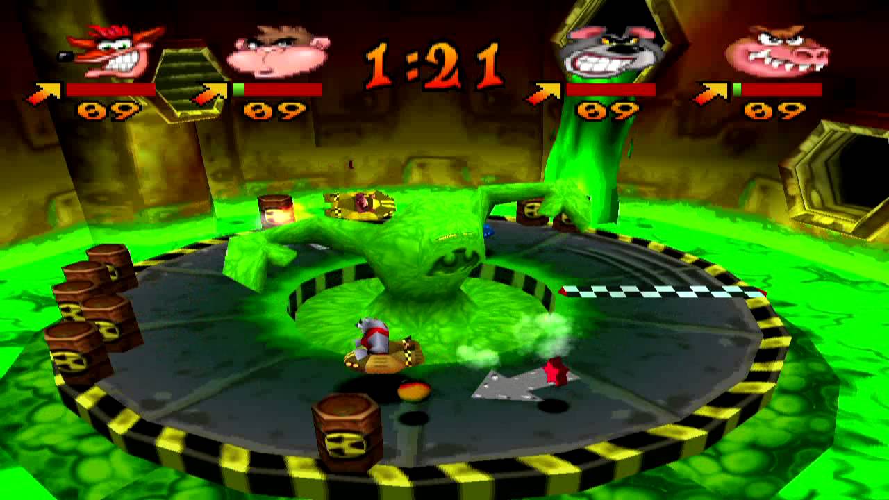 Crash Bash - Toxic Dash Platinum Relic