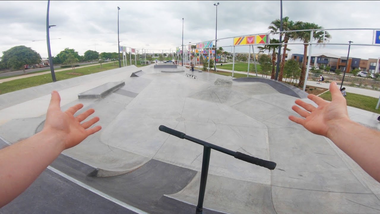 RIDING MY NEW 6 MILLION DOLLAR DREAM SKATEPARK!