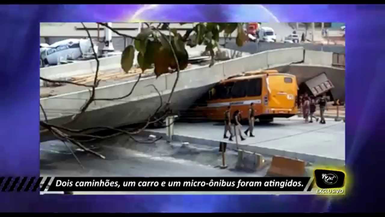 VIADUTO DESABA EM BELO HORIZONTE - MG 2014 | JS!