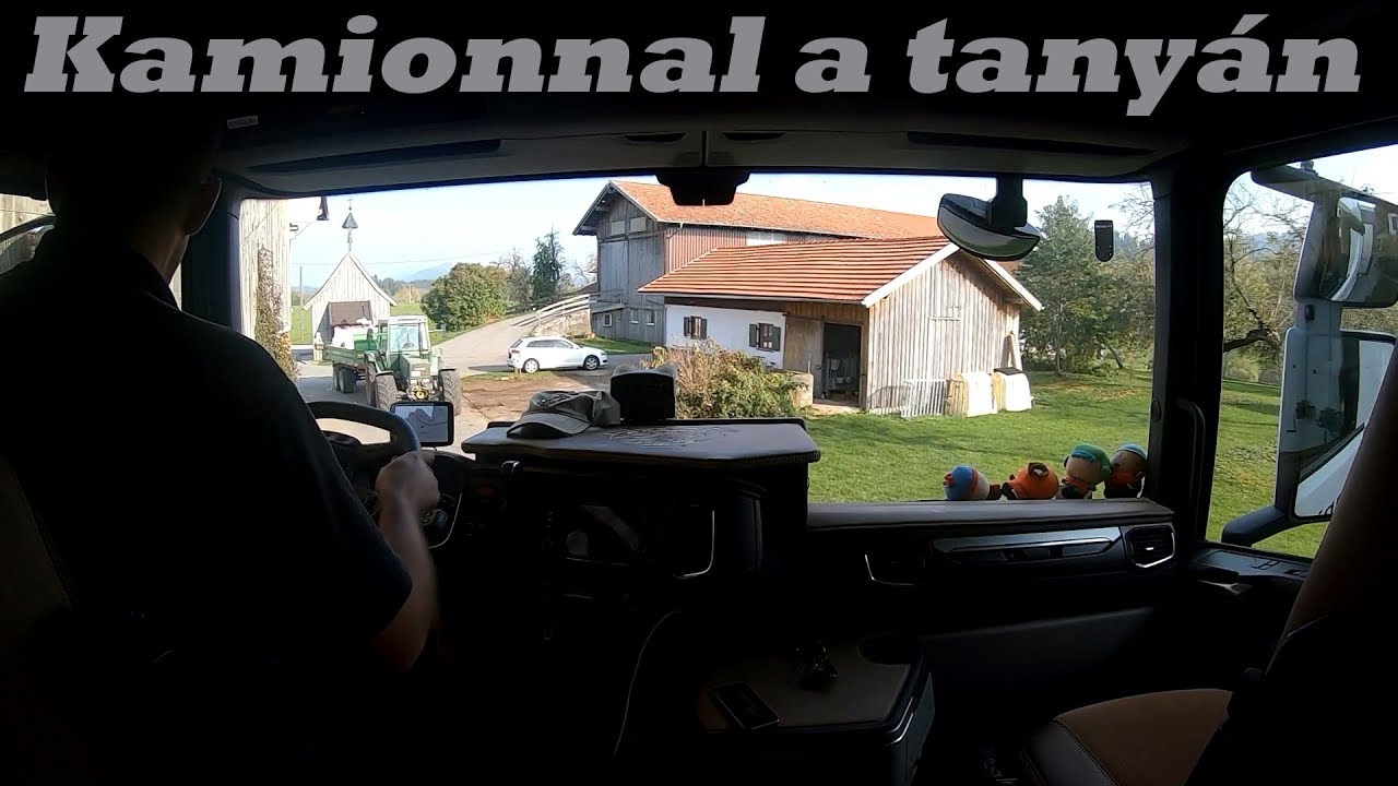Kamionnal a tanyán! Van ilyen meló is