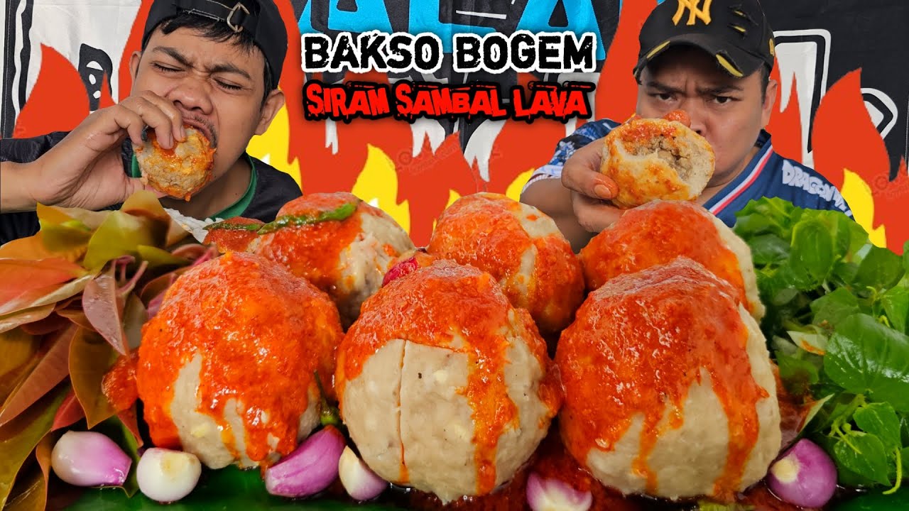 HUJAN AWET ! BIKIN LEUNEUNG BAKSO BOGEM URAT BERANAK SIRAM SAMBAL LAVA, KAMERKAAN