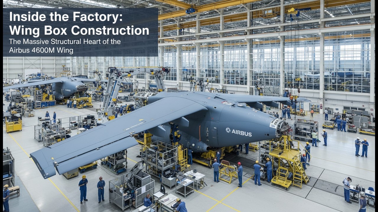 Inside the A400M Factory: Engineering the Massive Wing Box – The Structural Heart of a Giant