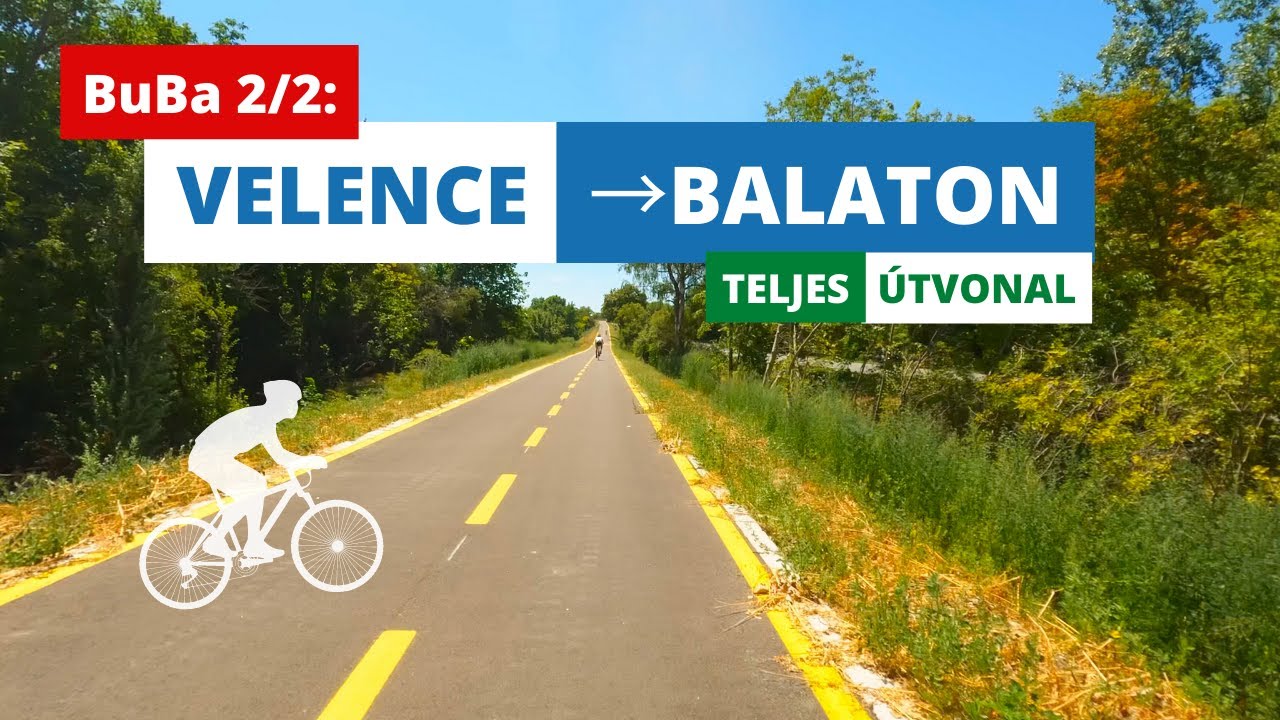 Eurovelo 14: Velence→Balaton (Hungary) full cycle route [4K]