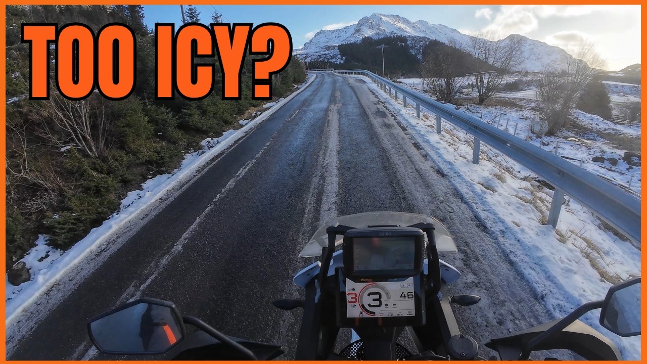 Too Icy to Climb? | Winter Ride in Lofoten
