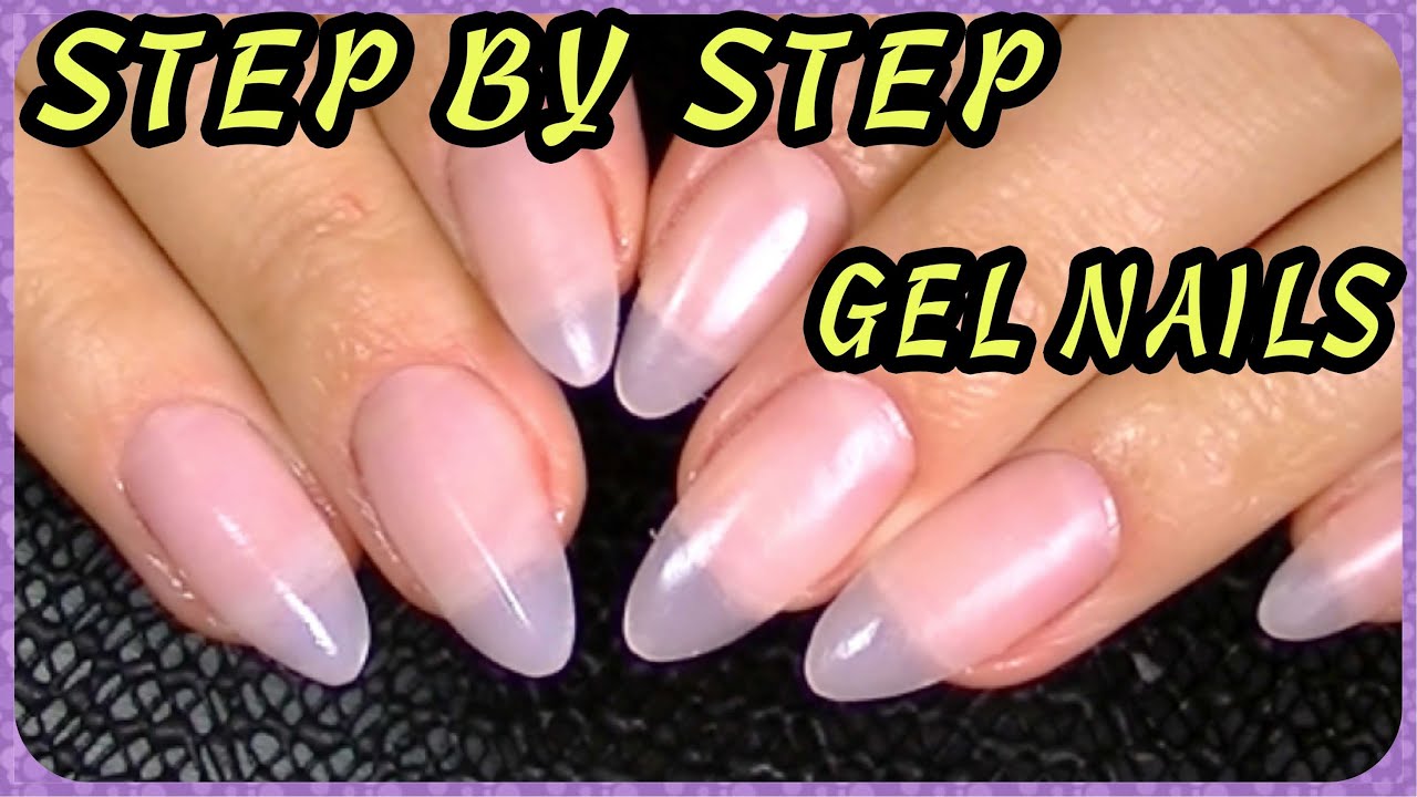 How to Oval, Almond-Shaped, Stiletto Nails How I Do My Gel Nails