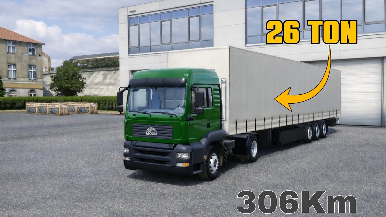 LEVANDO 26 TON DE PARTES AUTOMOTIVAS NO TRUCKRS OF EUROPE 3.