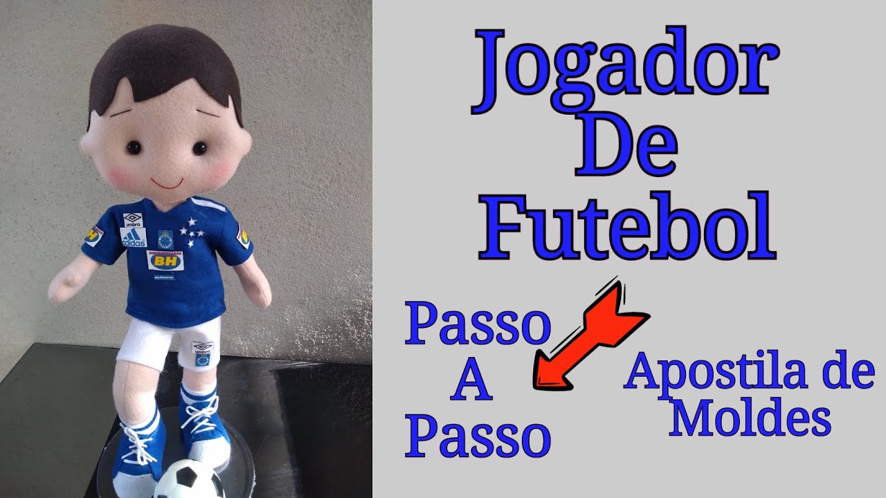 Como fazer Boneco jogador de futebol- Finalização 😍 #artesanato #feltro #diy