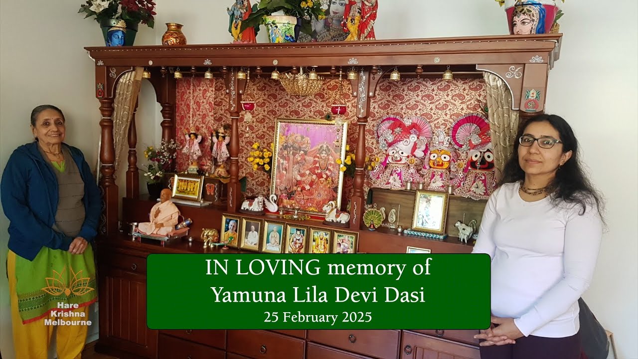 In Loving memory of Yamuna Lila Devi Dasi