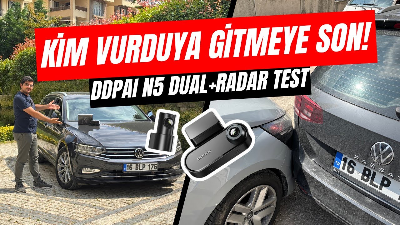 PARK HALİNDE BİLE GÖZÜNÜZ OLSUN! | DDPAI N5 Dual + Radar Testi | @OtoGrafi @DDPAI_Global