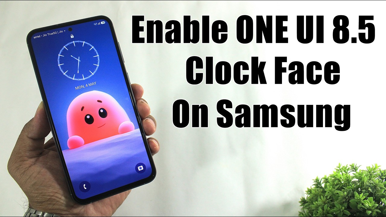 How To Enable ONE UI 8.5 Clock Face With Good Lock On Samsung