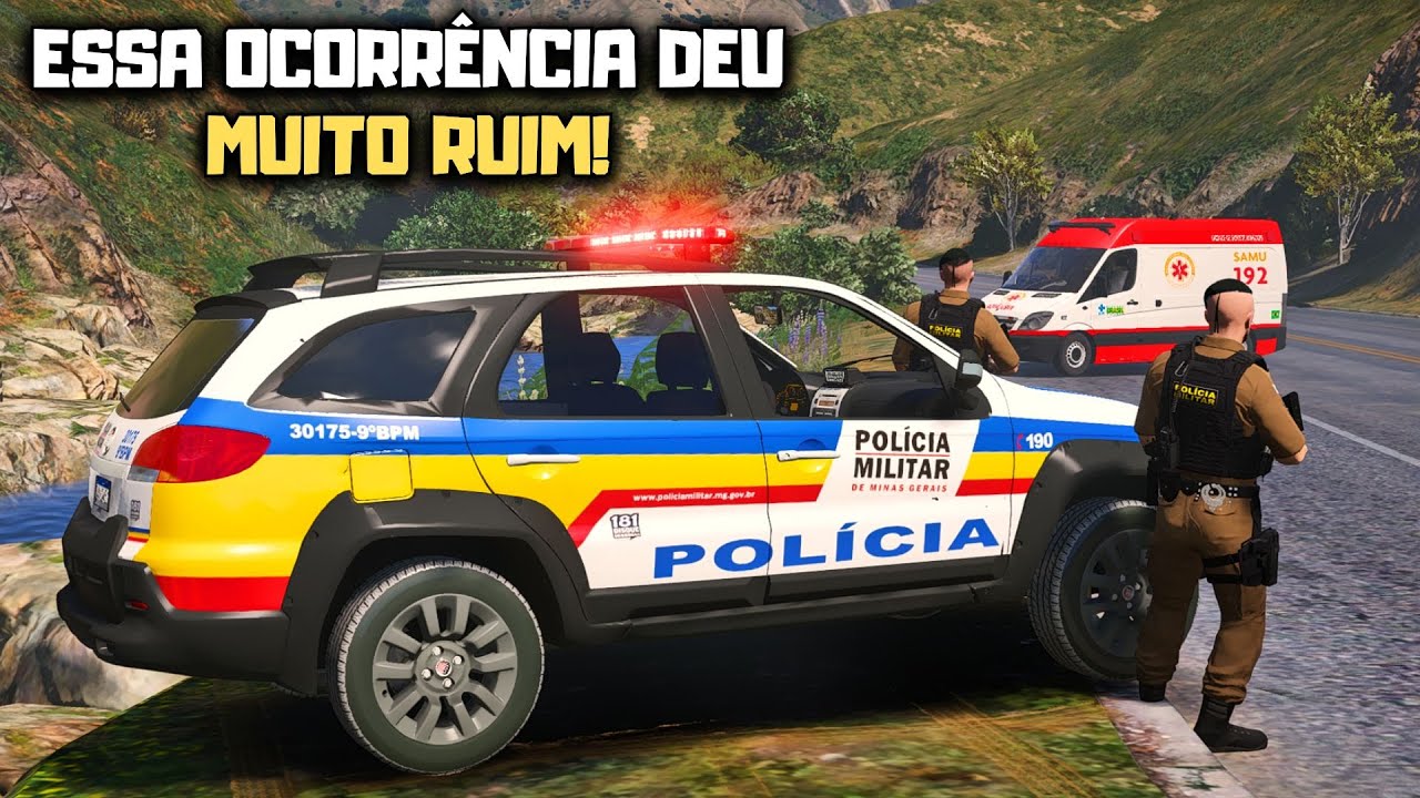 NA ÚLTIMA  OCORRÊNCIA ACONTECEU ALGO INESPERADO | PMMG - POLICIA NO GTA 5