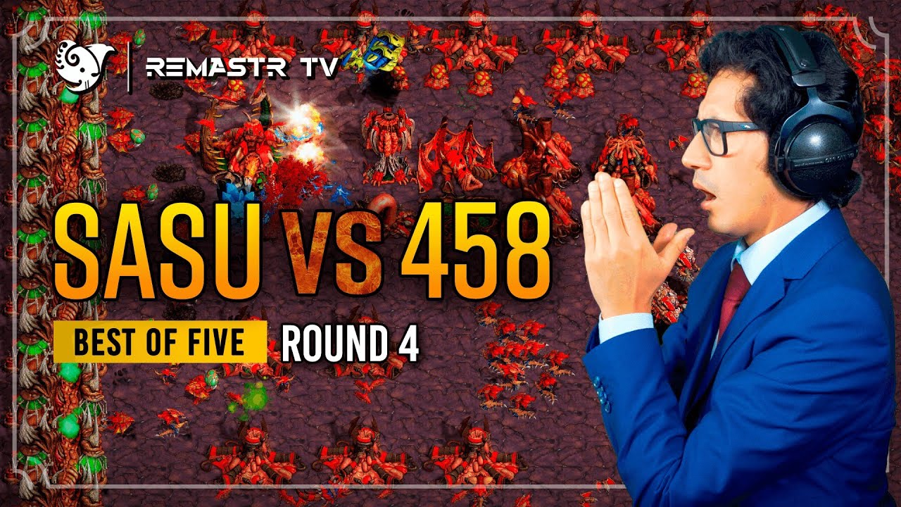 STARCRAFT FASTEST COREANO 🇰🇷 SASU vs 458 🇰🇷 ROUND 4
