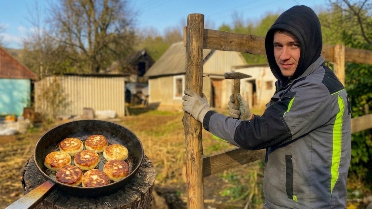 Village Life in Podillia ☀️ | Making Syrnyky, Woodwork & Enjoying Simple Daily Joys 🌿