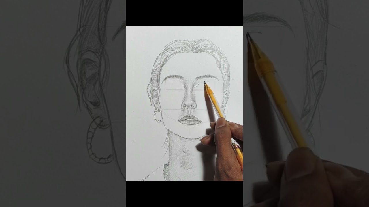 How to draw a face 